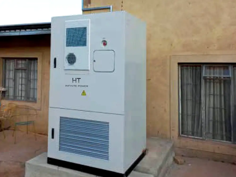 Projets d’alimentation énergétique par stockage d’énergie extérieur de HT Infinitepower